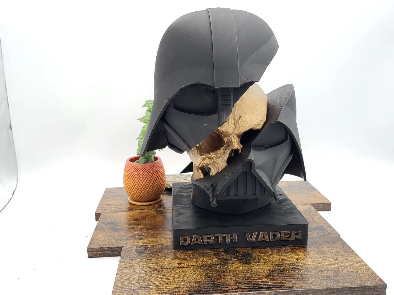 Darth Vader Skull Bust – Dark Side Revealed – 3D Printed Sci-Fi Skull Art