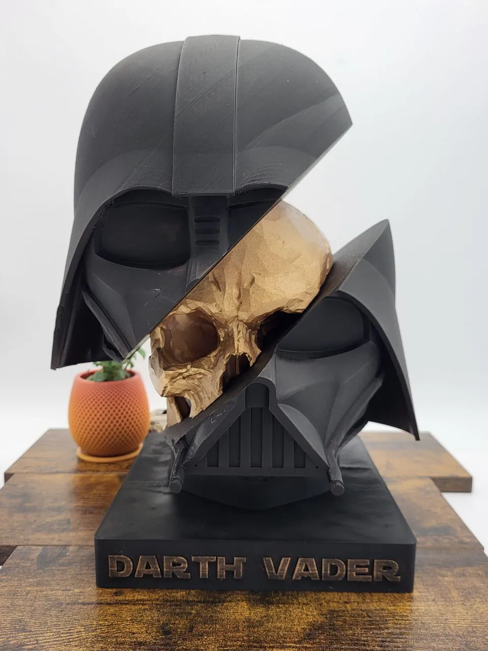 Darth Vader Skull Bust – Dark Side Revealed – 3D Printed Sci-Fi Skull Art
