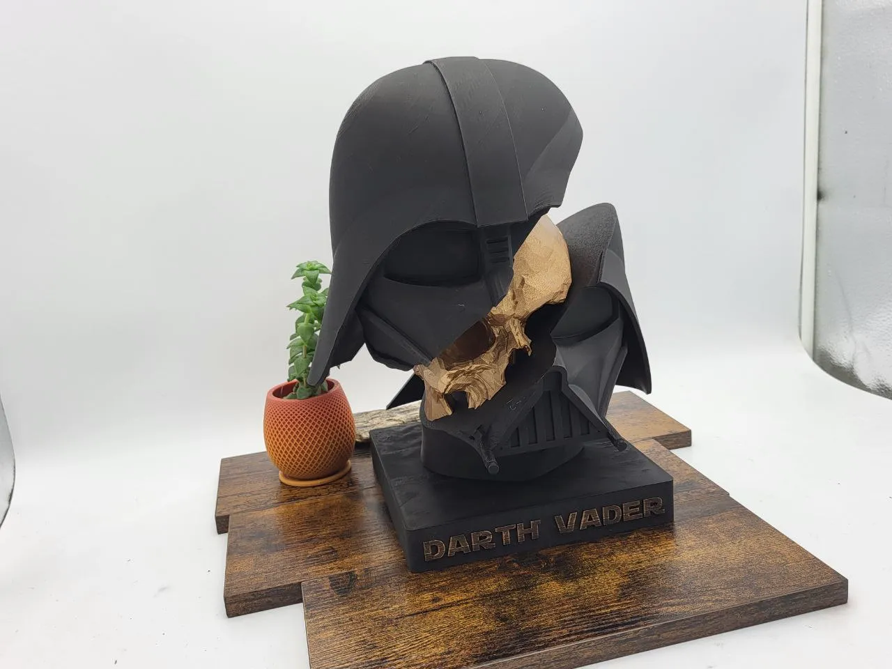 Darth Vader Skull Bust – Dark Side Revealed – 3D Printed Sci-Fi Skull Art