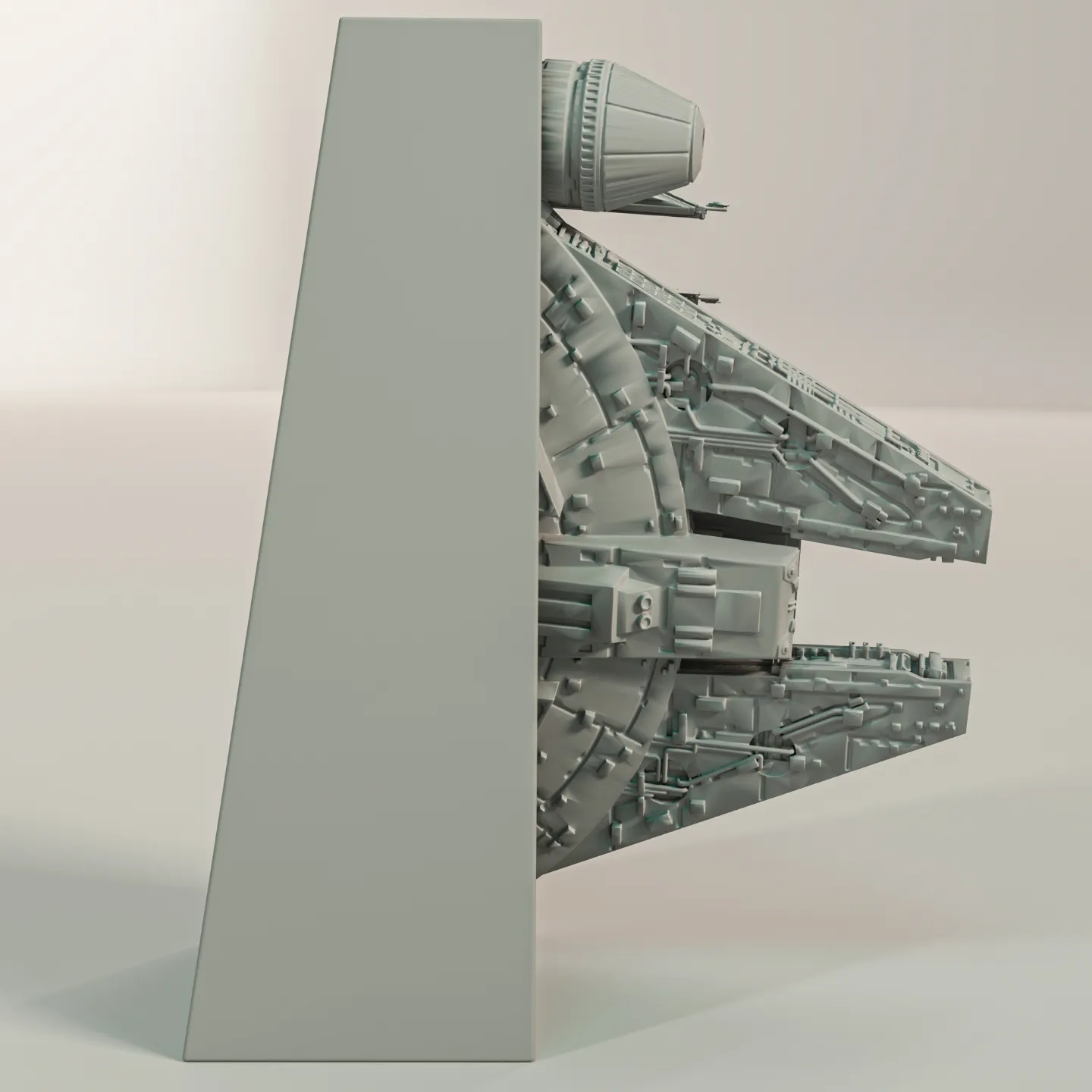Star Wars Starship Scene – 3D Printed Sci-Fi Book Nook Insert