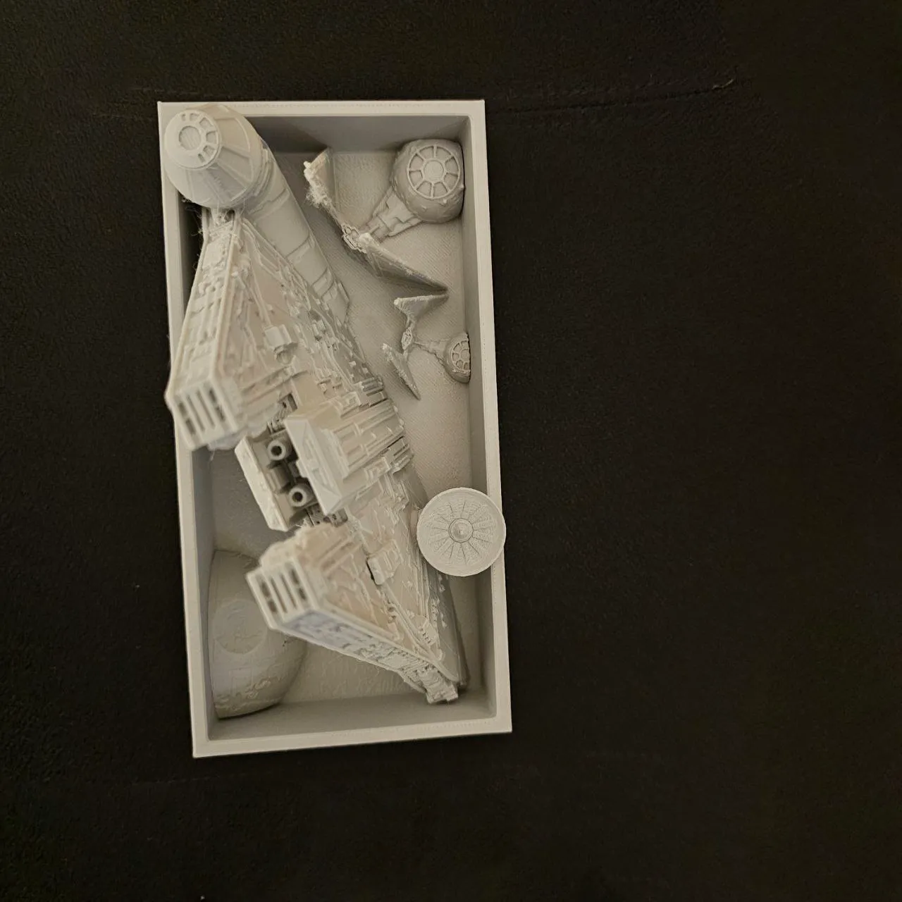 Star Wars Starship Scene – 3D Printed Sci-Fi Book Nook Insert