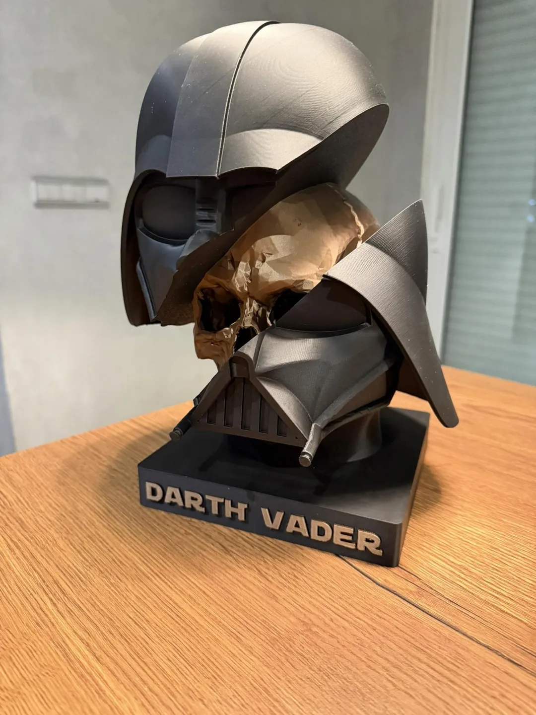 Darth Vader Skull Bust – Dark Side Revealed – 3D Printed Sci-Fi Skull Art