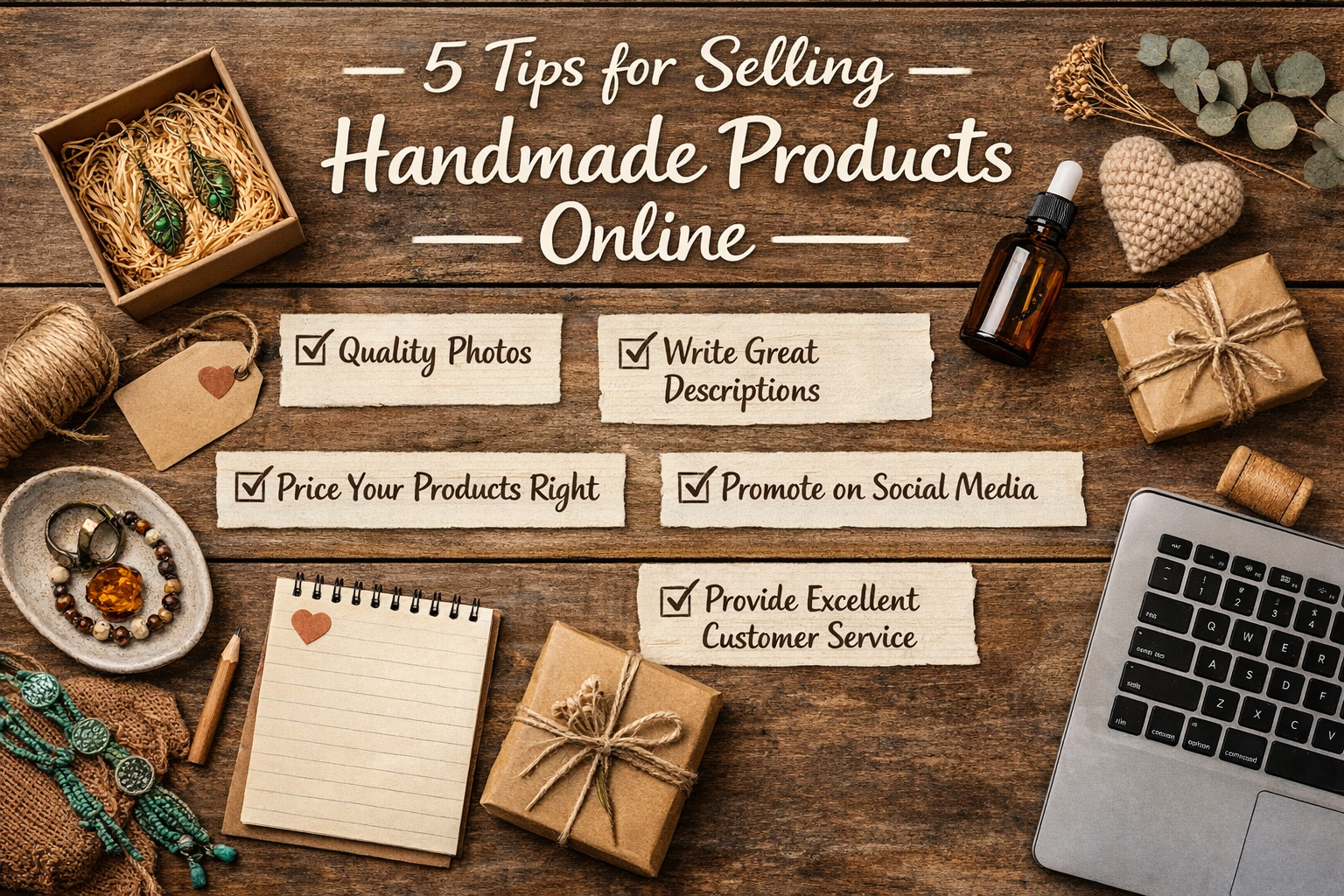 5 Tips for Selling Handmade Products Online