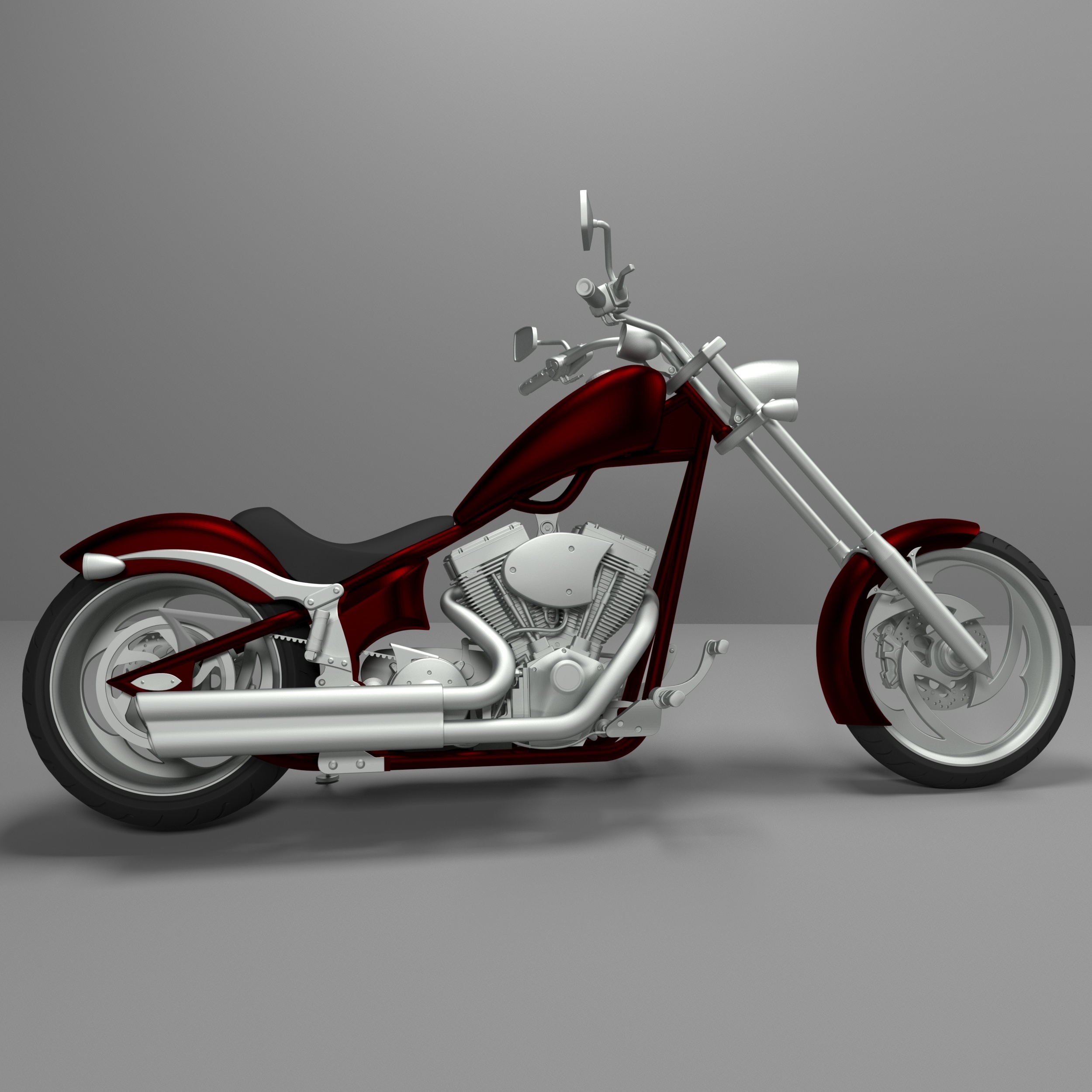 Big Dog K9 Chopper Motorcycle