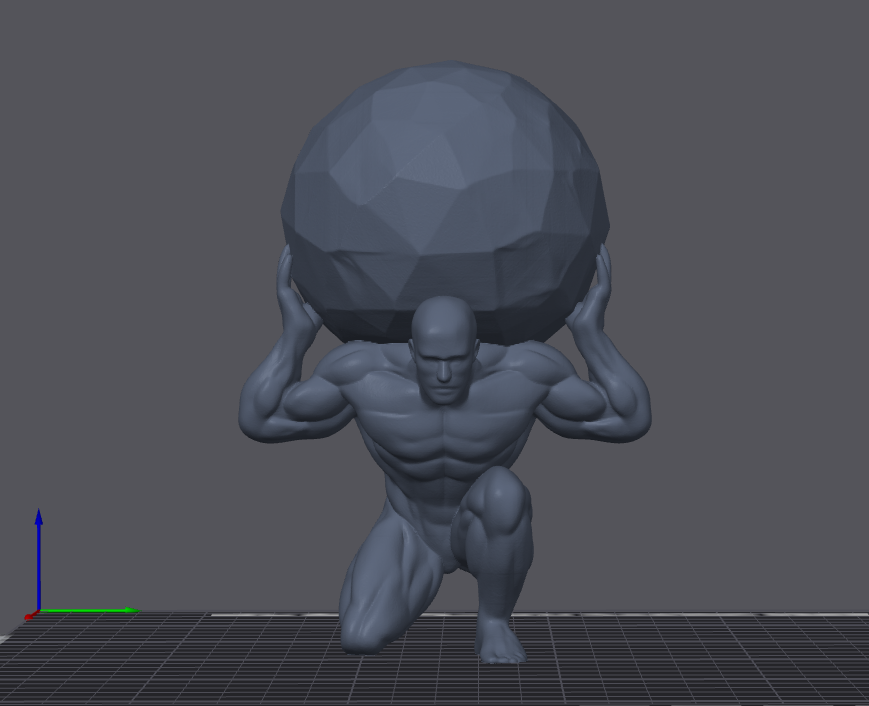 Atlas, Bearer of Burdens – Stylized Display Figure
