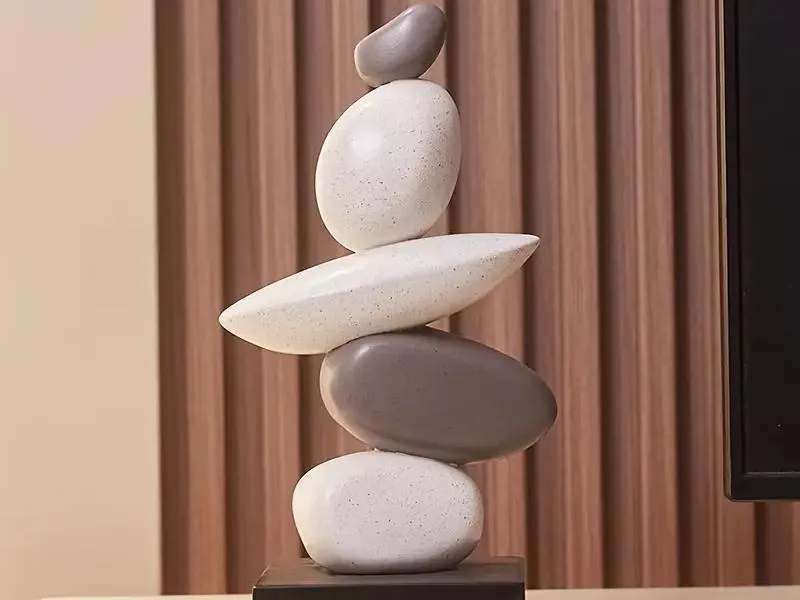 Modern Stone Statue - Sculpture  Modern Home Decor